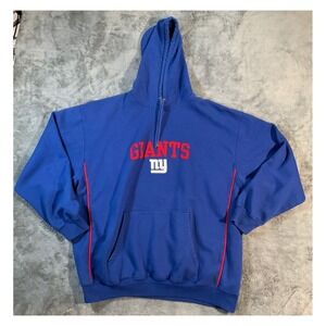 NFL New‎ York Giants Blue Pullover Hoodie Men's XL